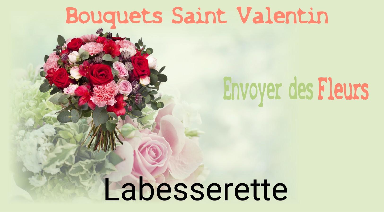 Roses de Saint-Valentin livrées à Labesserette